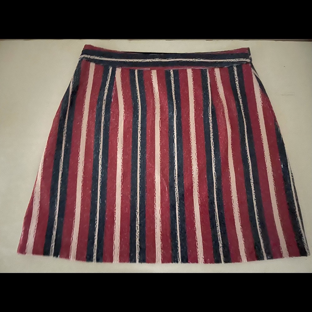 Zara sequin mini skirt size M. Stripes. New. $39
